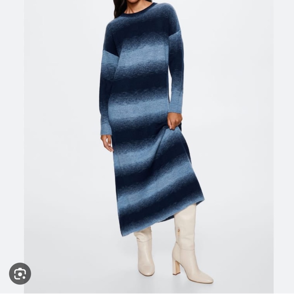 FOR SALE AGAIN - Mango Tie Dye Sweater Dress | Size L | Worn once